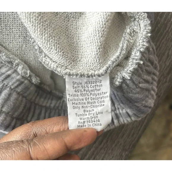 JW Los Angeles Johnny Was Camo Embroidered Floral Joggers Sweatpants Medium BOHO - Picture 5 of 6